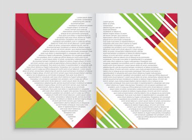 Soyut vektör düzen arka plan set. Sanat kalıp çizmek için, 