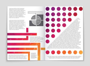 Soyut vektör düzen arka plan set. Sanat kalıp çizmek için, 