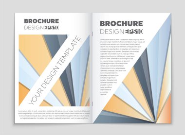 Soyut vektör düzen arka plan set. Sanat kalıp çizmek için, 