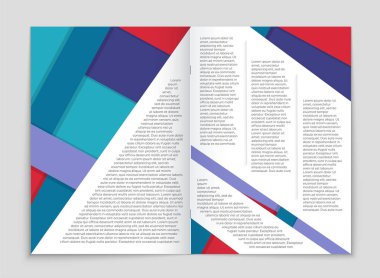 Soyut vektör düzen arka plan set