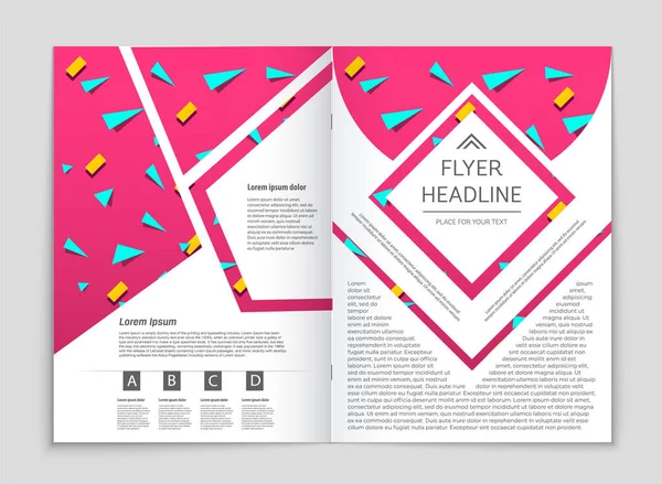 Conjunto de fundo layout vetorial abstrato — Vetor de Stock