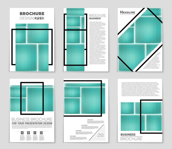 Set di sfondo astratto del layout vettoriale. Per la progettazione di modelli d'arte , — Vettoriale Stock