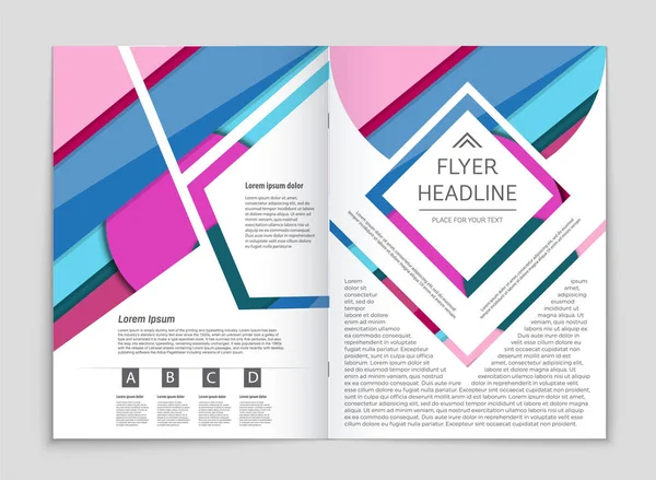 Conjunto de fundo layout vetorial abstrato — Vetor de Stock