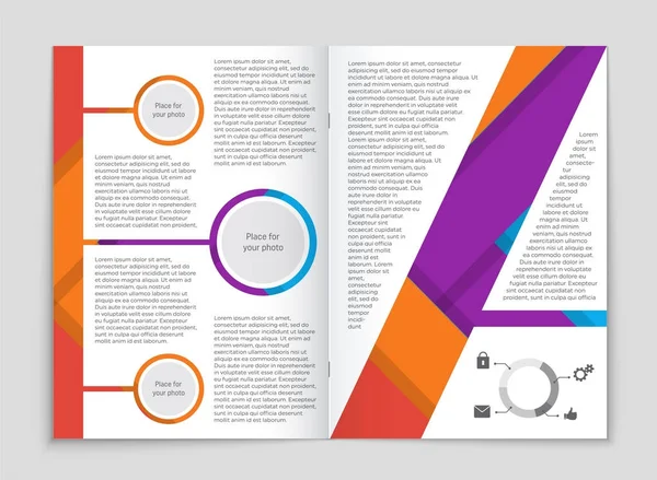 Abstrakta vektor layout bakgrund set. För konst malldesign, — Stock vektor