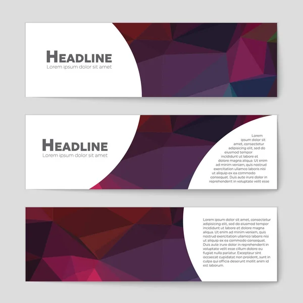 Conjunto de fundo de layout vetorial abstrato. Para design de modelo de arte , — Vetor de Stock