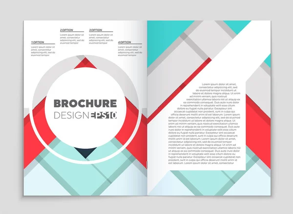 Conjunto de fundo de layout vetorial abstrato. Para design de modelo de arte , — Vetor de Stock