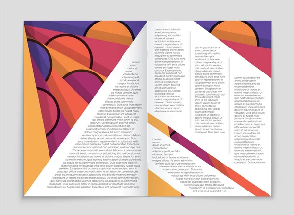 Conjunto de fundo layout vetorial abstrato — Vetor de Stock