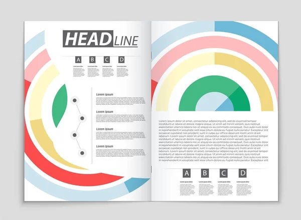 Hintergrundset für abstrakte Vektorlayouts. für Art Template Design, — Stockvektor