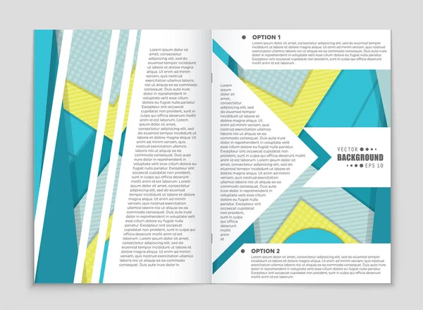 Conjunto de fundo de layout vetorial abstrato. Para design de modelo de arte , — Vetor de Stock