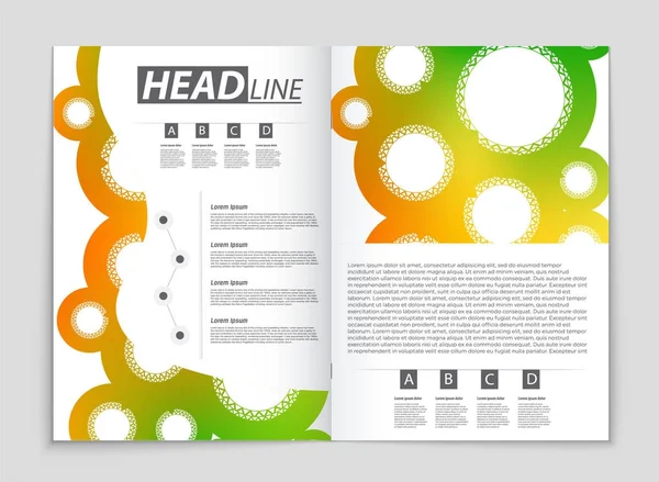 Hintergrundset für abstrakte Vektorlayouts. für Art Template Design, — Stockvektor