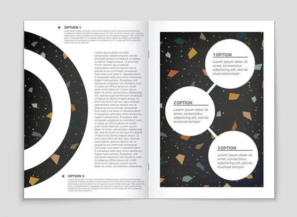 Soyut vektör düzen arka plan set. Sanat kalıp çizmek için, 