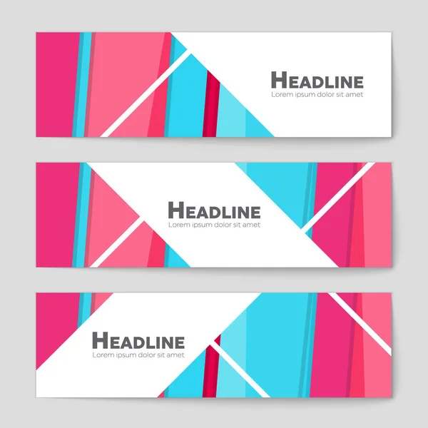 Conjunto de fundo de layout vetorial abstrato. Para design de modelo de arte , — Vetor de Stock