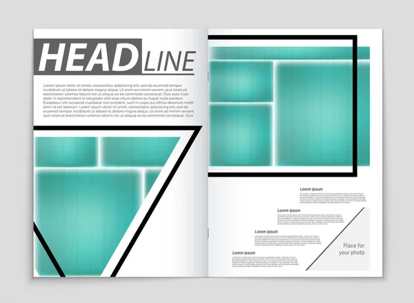 Hintergrundset für abstrakte Vektorlayouts. für Art Template Design, — Stockvektor