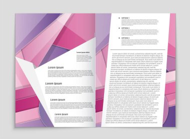 Soyut vektör düzen arka plan set. Sanat kalıp çizmek için, 