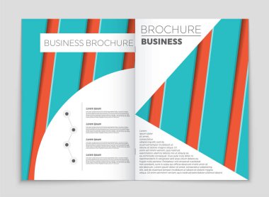 Soyut vektör düzen arka plan set. Sanat kalıp çizmek için, 