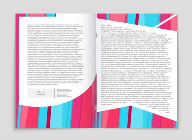 Soyut vektör düzen arka plan set. Sanat kalıp çizmek için, 