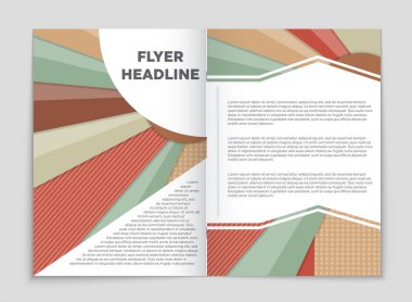 Soyut vektör düzen arka plan set. Sanat kalıp çizmek için, 