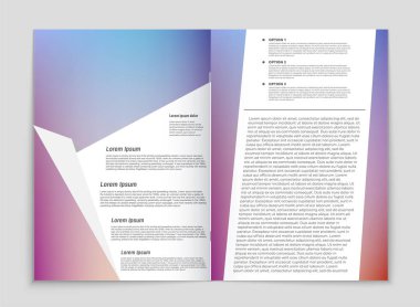 Soyut vektör düzen arka plan set. Sanat kalıp çizmek için, 