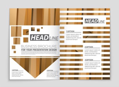 Soyut vektör düzen arka plan set. Sanat kalıp çizmek için, 