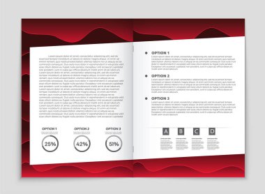 Soyut vektör düzen arka plan set. Sanat kalıp çizmek için, 