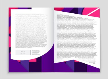 Soyut vektör düzen arka plan set. Sanat kalıp çizmek için, 