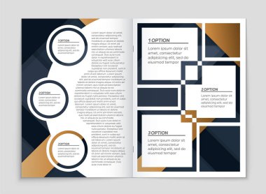 Soyut vektör düzen arka plan set. Sanat kalıp çizmek için, 