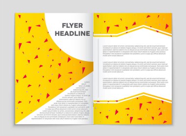 Soyut vektör düzen arka plan set. Sanat kalıp çizmek için, 