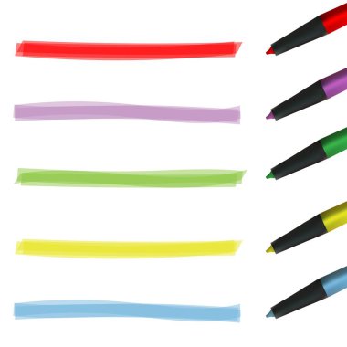 Yaratıcı vektör çizim renk arka plan üzerinde izole çizgili vurgulayın. İşaretleyicileri çizilmiş fırçalar hattı. Kontur sanat tasarım. Soyut kavram grafik öğesi