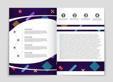 Soyut vektör düzen arka plan set. Sanat tasarım şablonu, liste, ön sayfa, mockup broşür Tema stili, afiş, fikir, kapak, kitapçık, baskı, el ilanı için kitap, boş, kartı, reklam, işareti, sayfa a4