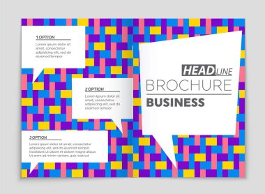 Soyut vektör düzen arka plan set. Sanat tasarım şablonu, liste, ön sayfa, mockup broşür Tema stili, afiş, fikir, kapak, kitapçık, baskı, el ilanı için kitap, boş, kartı, reklam, işareti, sayfa a4.