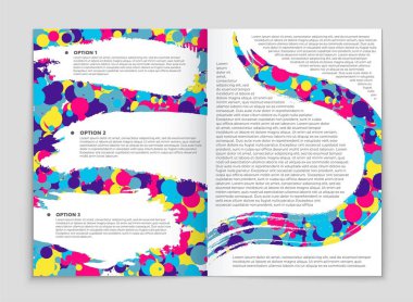 Soyut vektör düzen arka plan set. Sanat tasarım şablonu, liste, ön sayfa, mockup broşür Tema stili, afiş, fikir, kapak, kitapçık, baskı, el ilanı için kitap, boş, kartı, reklam, işareti, sayfa a4