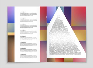 Soyut vektör düzen arka plan set. Sanat tasarım şablonu, liste, ön sayfa, mockup broşür Tema stili, afiş, fikir, kapak, kitapçık, baskı, el ilanı için kitap, boş, kartı, reklam, işareti, sayfa a4.