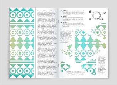 Soyut vektör düzen arka plan set. Sanat tasarım şablonu, liste, ön sayfa, mockup broşür Tema stili, afiş, fikir, kapak, kitapçık, baskı, el ilanı için kitap, boş, kartı, reklam, işareti, sayfa a4