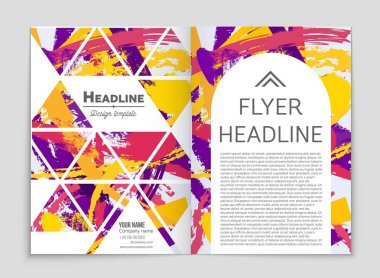 Soyut vektör düzen arka plan set. Sanat tasarım şablonu, liste, ön sayfa, mockup broşür Tema stili, afiş, fikir, kapak, kitapçık, baskı, el ilanı için kitap, boş, kartı, reklam, işareti, sayfa,, a4.