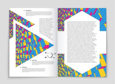 Soyut vektör düzen arka plan set. Sanat tasarım şablonu, liste, ön sayfa, mockup broşür Tema stili, afiş, fikir, kapak, kitapçık, baskı, el ilanı için kitap, boş, kartı, reklam, işareti, sayfa,, a4.