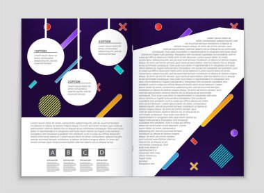 Soyut vektör düzen arka plan set. Sanat tasarım şablonu, liste, ön sayfa, mockup broşür Tema stili, afiş, fikir, kapak, kitapçık, baskı, el ilanı için kitap, boş, kartı, reklam, işareti, sayfa a4