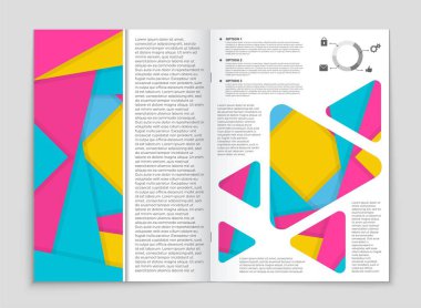 Soyut vektör düzen arka plan set. Sanat tasarım şablonu, liste, ön sayfa, mockup broşür Tema stili, afiş, fikir, kapak, kitapçık, baskı, el ilanı için kitap, boş, kartı, reklam, işareti, sayfa,, a4