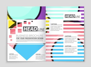 Soyut vektör düzen arka plan set. Sanat tasarım şablonu, liste, ön sayfa, mockup broşür Tema stili, afiş, fikir, kapak, kitapçık, baskı, el ilanı için kitap, boş, kartı, reklam, işareti, sayfa,, a4