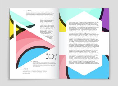 Soyut vektör düzen arka plan set. Sanat tasarım şablonu, liste, ön sayfa, mockup broşür Tema stili, afiş, fikir, kapak, kitapçık, baskı, el ilanı için kitap, boş, kartı, reklam, işareti, sayfa,, a4