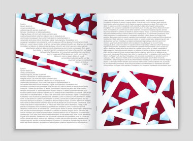 Soyut vektör düzen arka plan set. Sanat tasarım şablonu, liste, ön sayfa, mockup broşür Tema stili, afiş, fikir, kapak, kitapçık, baskı, el ilanı için kitap, boş, kartı, reklam, işareti, sayfa a4