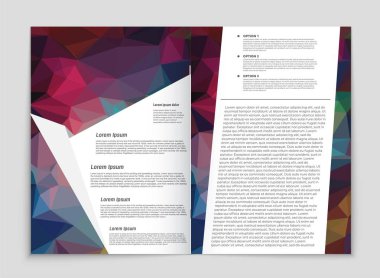 Soyut vektör düzen arka plan set. Sanat tasarım şablonu, liste, ön sayfa, mockup broşür Tema stili, afiş, fikir, kapak, kitapçık, baskı, el ilanı için kitap, boş, kartı, reklam, işareti, sayfa a4.