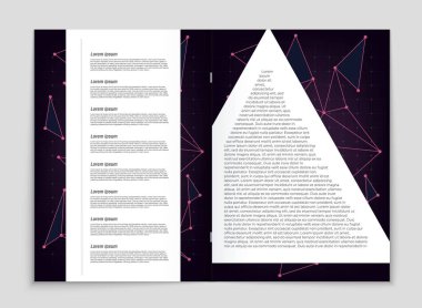 Soyut vektör düzen arka plan set. Sanat tasarım şablonu, liste, ön sayfa, mockup broşür Tema stili, afiş, fikir, kapak, kitapçık, baskı, el ilanı için kitap, boş, kartı, reklam, işareti, sayfa a4