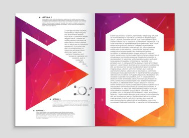 Soyut vektör düzen arka plan set. Sanat tasarım şablonu, liste, ön sayfa, mockup broşür Tema stili, afiş, fikir, kapak, kitapçık, baskı, el ilanı için kitap, boş, kartı, reklam, işareti, sayfa a4.