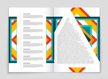 Soyut vektör düzen arka plan set. Sanat tasarım şablonu, liste, ön sayfa, mockup broşür Tema stili, afiş, fikir, kapak, kitapçık, baskı, el ilanı için kitap, boş, kartı, reklam, işareti, sayfa a4