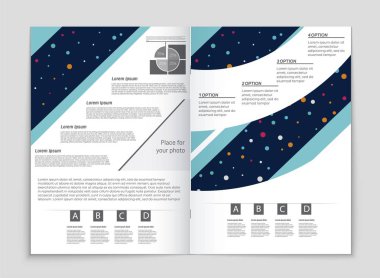 Soyut vektör düzen arka plan set. Sanat tasarım şablonu, liste, ön sayfa, mockup broşür Tema stili, afiş, fikir, kapak, kitapçık, baskı, el ilanı için kitap, boş, kartı, reklam, işareti, sayfa a4.
