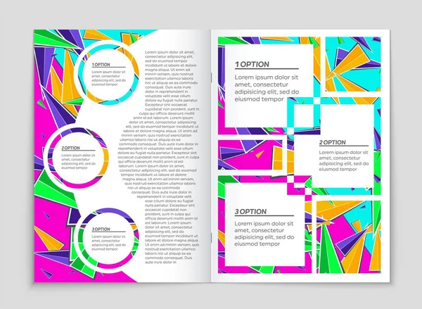 Soyut vektör düzen arka plan set. Sanat tasarım şablonu, liste, ön sayfa, mockup broşür Tema stili, afiş, fikir, kapak, kitapçık, baskı, el ilanı için kitap, boş, kartı, reklam, işareti, sayfa a4