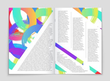 Soyut vektör düzen arka plan set. Sanat tasarım şablonu, liste, ön sayfa, mockup broşür Tema stili, afiş, fikir, kapak, kitapçık, baskı, el ilanı için kitap, boş, kartı, reklam, işareti, sayfa,, a4.