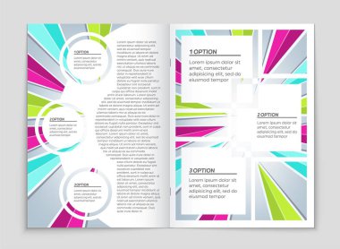 Soyut vektör düzen arka plan set. Sanat tasarım şablonu, liste, ön sayfa, mockup broşür Tema stili, afiş, fikir, kapak, kitapçık, baskı, el ilanı için kitap, boş, kartı, reklam, işareti, sayfa a4