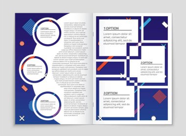 Soyut vektör düzen arka plan set. Sanat tasarım şablonu, liste, ön sayfa, mockup broşür Tema stili, afiş, fikir, kapak, kitapçık, baskı, el ilanı için kitap, boş, kartı, reklam, işareti, sayfa a4