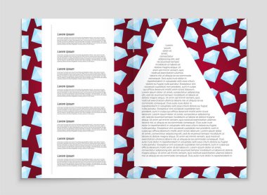 Soyut vektör düzen arka plan set. Sanat tasarım şablonu, liste, ön sayfa, mockup broşür Tema stili, afiş, fikir, kapak, kitapçık, baskı, el ilanı için kitap, boş, kartı, reklam, işareti, sayfa a4